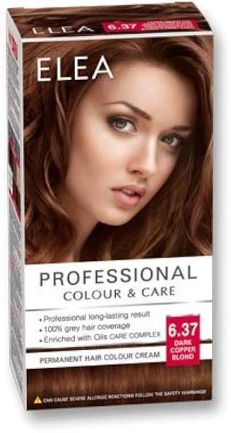 Elea Permanent Cream Hair Colour 6.37 Dark Copper Blond, 123ml