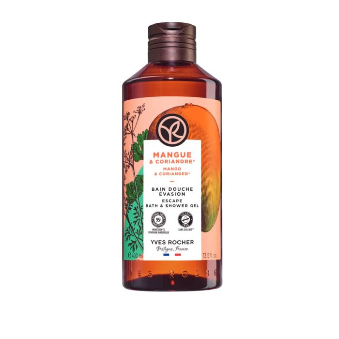 YR BAIN NATURE ДУШ ГЕЛ МАНГО И КОРИАНДЪР 400МЛ