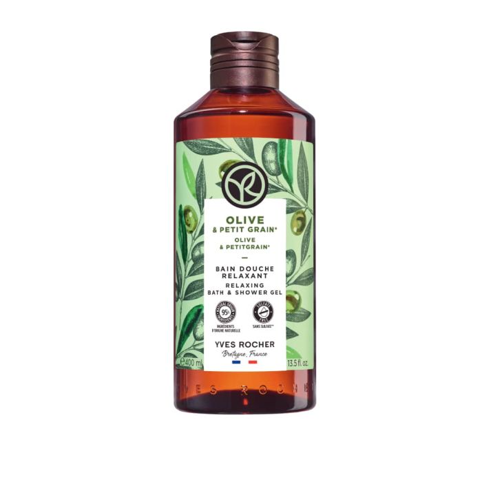 YR BAIN NATURE ДУШ ГЕЛ МАСЛИНА И ПЕТИГРЕН 400МЛ