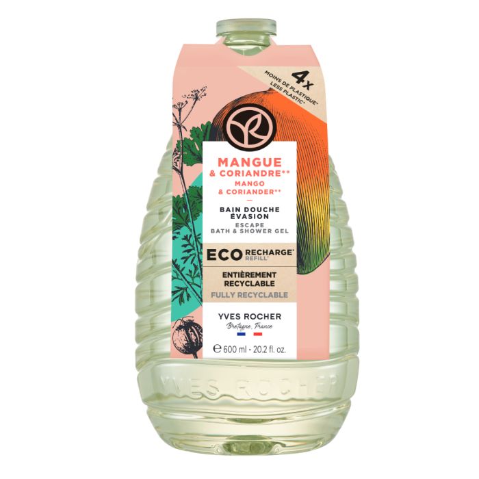 YR BAIN NATURE ДУШ ГЕЛ ПЪЛНИТЕЛ МАНГО 600 МЛ