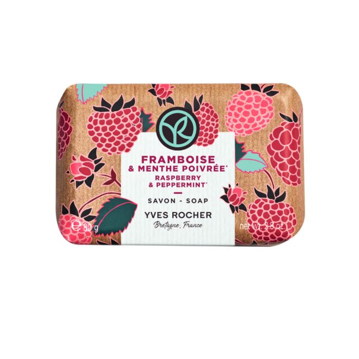 YR BAIN NATURE САПУН МАЛИНА И МЕНТА 80Г
