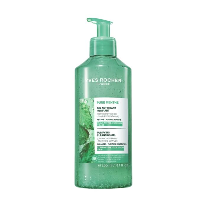 YR PURE MENTHE ПОЧИСТВАЩ ГЕЛ ПОМПА 390МЛ