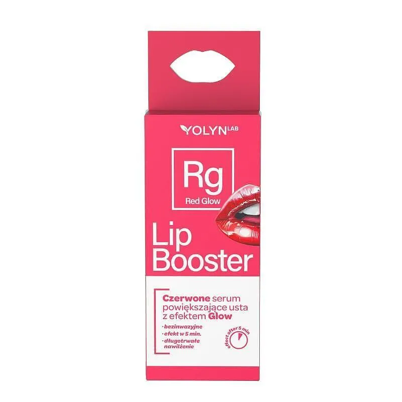 YOLYN LAB Огледален гланц-бустер RED GLOW — 12 мл/г