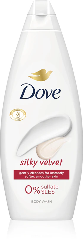 DOVE душ гел 720 мл SILKY VELVET
