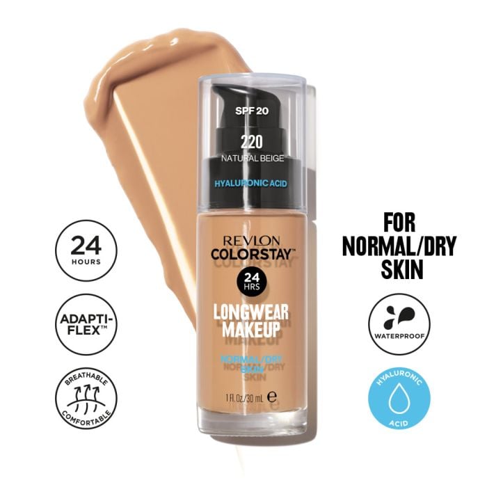 No 220 MAKE UP COLORSTAY NEW COM/OIL SKIN - NATURAL BEIGE